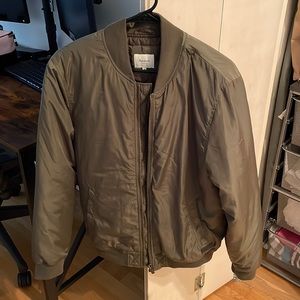Pepe Jean Green Bomber Jacket Sz M